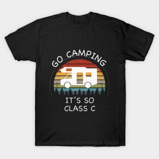 Funny Class C RV Camping T-Shirt